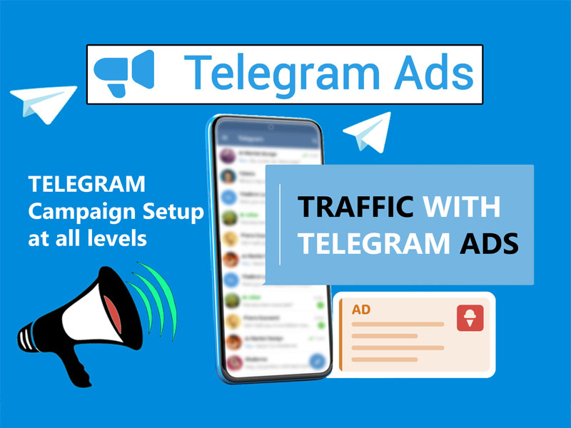 We will create and manage your telegram ads or telegram ads campaign